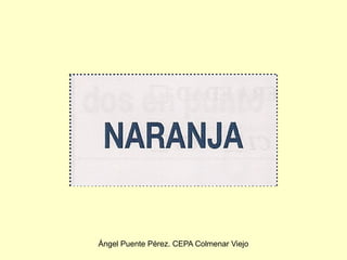 Ángel Puente Pérez. CEPA Colmenar Viejo
 