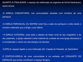 A Igreja vai utilizar o Barroco como manifestação de grandeza e poder, para conquistar novas terras, levando seu reinado;