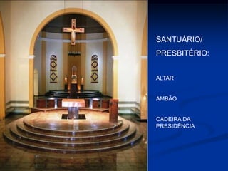 A IDADE CONTEMPORÂNEANovas formas e liberdade de criaçãoECLÉTICOO MOVIMENTO LITÚRGICO: vivenciar na forma e no espaço o Mistério de Jesus Cristo e da Igreja 