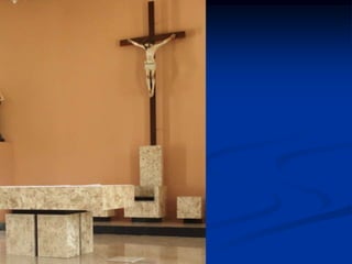 O convite para celebrar consiste basicamente no ESCUTAR A PALAVRA DE DEUS E NO PARTIR O PÃO; tudo isso comporta  e depende de uma estrutura física material a ser preparada, trata-se de um ESPAÇO SACRAMENTAL, onde o Mistério se atualiza de forma visível e concreta. Como também há outras tantas necessidades funcionais. Esse espaço litúrgico em sua constituição encontra-se dividido em espaços primários (lugar dos sacramentos) e espaços secundários (lugar das devoções, lugares de apoio e lugares de serviço da caridade).