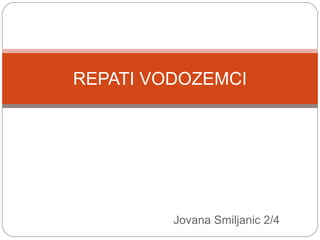 Jovana Smiljanic 2/4
REPATI VODOZEMCI
 