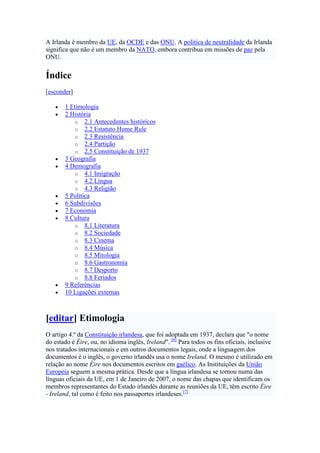 República da irlanda