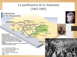 La pacificación de la Araucanía
(1863-1883)
 