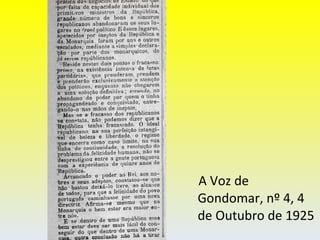 A Voz de Gondomar, nº 4, 4 de Outubro de 1925 