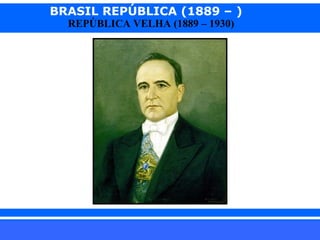 BRASIL REPÚBLICA (1889 – )
REPÚBLICA VELHA (1889 – 1930)

iair@pop.com.br

Prof. Iair

 