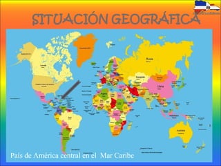 País de América del Sur.
País de América central en el Mar Caribe