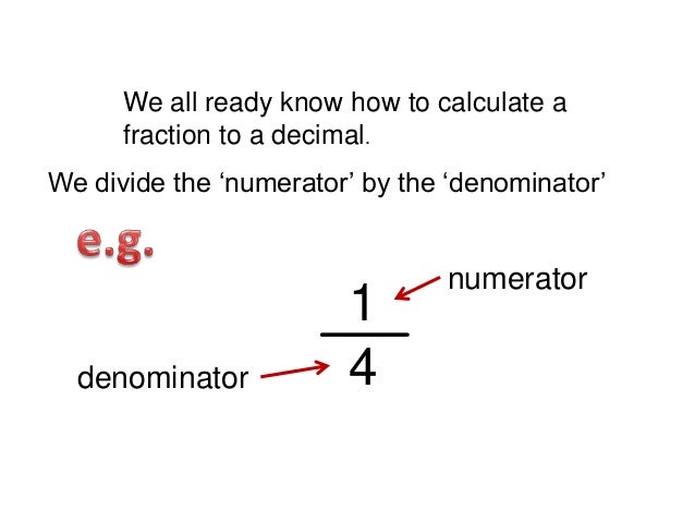 Repeating decimal to fraction 1