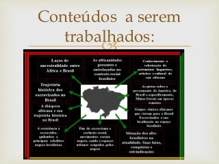 
Conteúdos a serem
trabalhados:
 