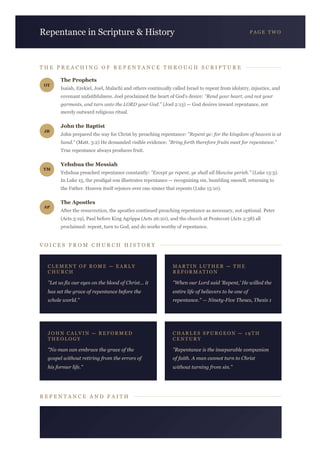 Scripture Presentation.pdf Biblical Presentation of Repentance - Scripture based | PDF