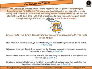 IF YOU believe IN Jesus 
AND repentANT OF YOUR 
SINS THEN you are saved. 
Believe in Jesus Christ: To be the son of God; died and 
rose up again, and that His finished work on the Cross is 
more than enough to set you free. 
To Repent means: Being sincerely sorry for your sins and 
bringing them before God (between you and Him); with the 
aim of not going back to them. 
 