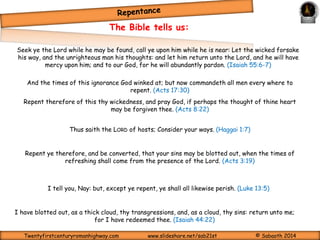 The Components of Man - Soul 
Will (Volition) 
Recap of Holy Spirit & 
The Salvation of Man 
(Part 1) 
The will is the part of our soul through which we have our rationales and make 
choices. The process of decision making is (supposed to be) activated by the 
intellect (mind) though the information before us; our emotions could (if allowed 
to prevail) determine the outcome; but the will is the function of our soul that 
makes actual decisions. 
So that my soul chooses strangling and death rather than my body. (Job 7:15) 
Here we see that the choice made by the soul (of strangling and death rather 
than living); is coloured by the emotional pain that is a result of the picture 
Job’s intellect (mind) paints of the state of his body. 
My soul refuses to touch them; They are as loathsome food to me. (Job 6:7) 
In this verse we see a choice being made by the soul (of not eating this 
particular kind of food) based on the fact that information from his intellect 
(mind) describes the food as being loathsome. It does not show if the emotion 
played a part in the processing of the information by the intellect (mind). 
Twentyfirstcenturyromanhighway.com www.slideshare.net/sab21st © Sabaoth 2014 
 