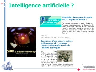 Intelligence artificielle ? 