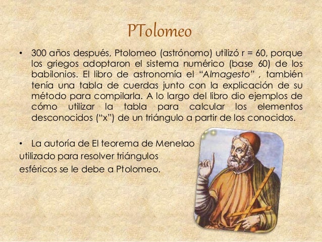 Reperesentantes de Trigonometría