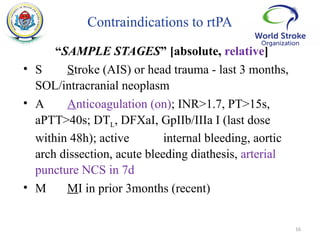 Reperfusion therapy for Acute ischemic stroke by Dr. Basil Tumaini | PPTX