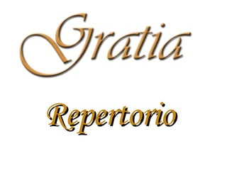 Repertorio 