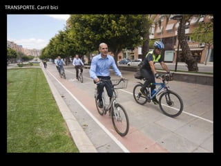 TRANSPORTE. Carril bici
 