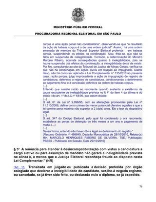 Repertorio jurisprudencial elaborado_pela_pre_sp_sobre_a_lei_da_ficha_limpa