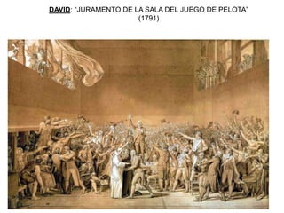 DAVID: “JURAMENTO DE LA SALA DEL JUEGO DE PELOTA”
(1791)
 