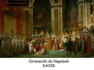 El emperador Napoleón I coronando a la emperatriz Josefina
1805-07 - 629 x 979 cm
Coronación de Napoleón
DAVID
 
