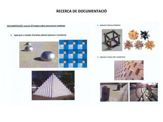 RECERCA DE DOCUMENTACIÓ

 