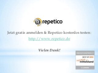 Repetico - Online Lernkartei