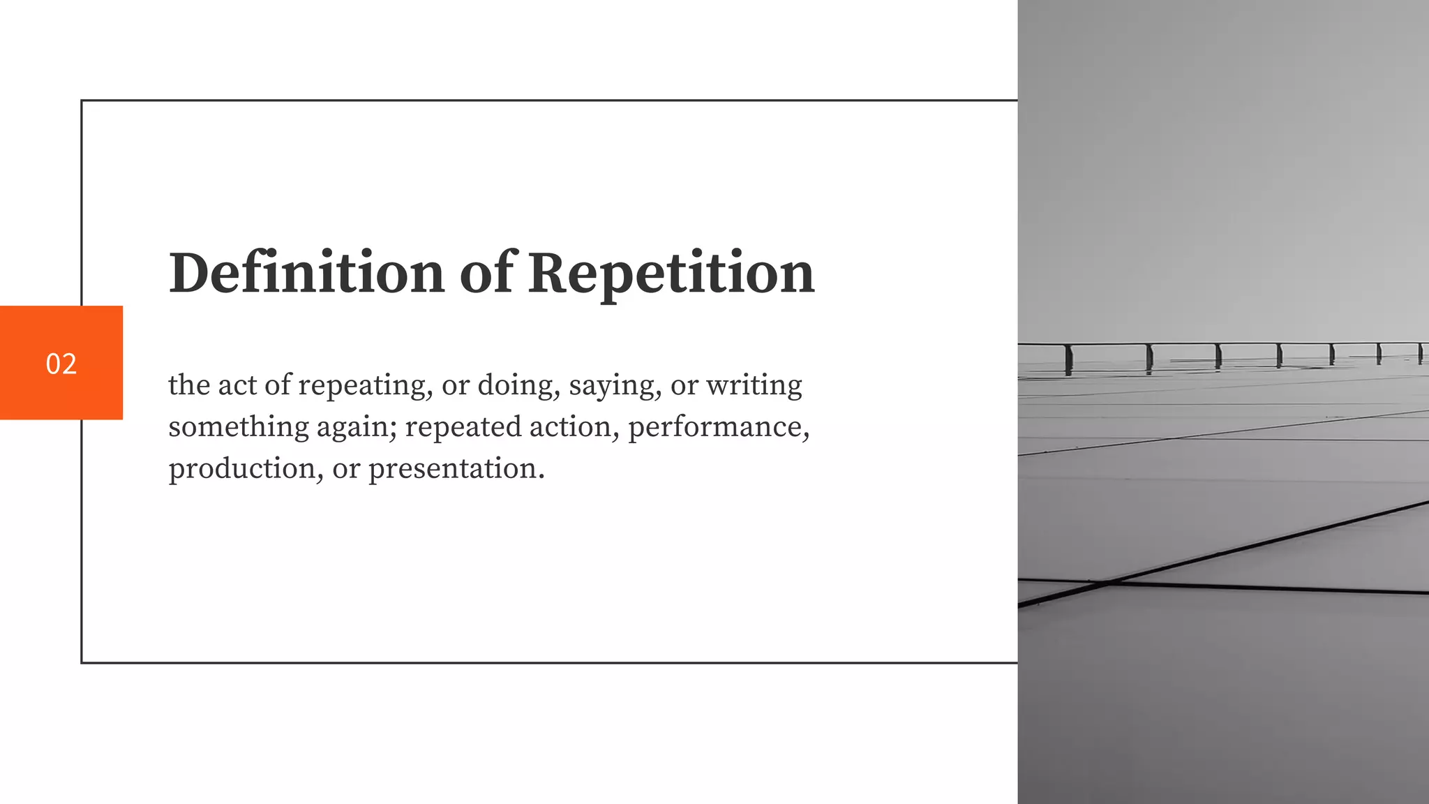 Repetition | PPT