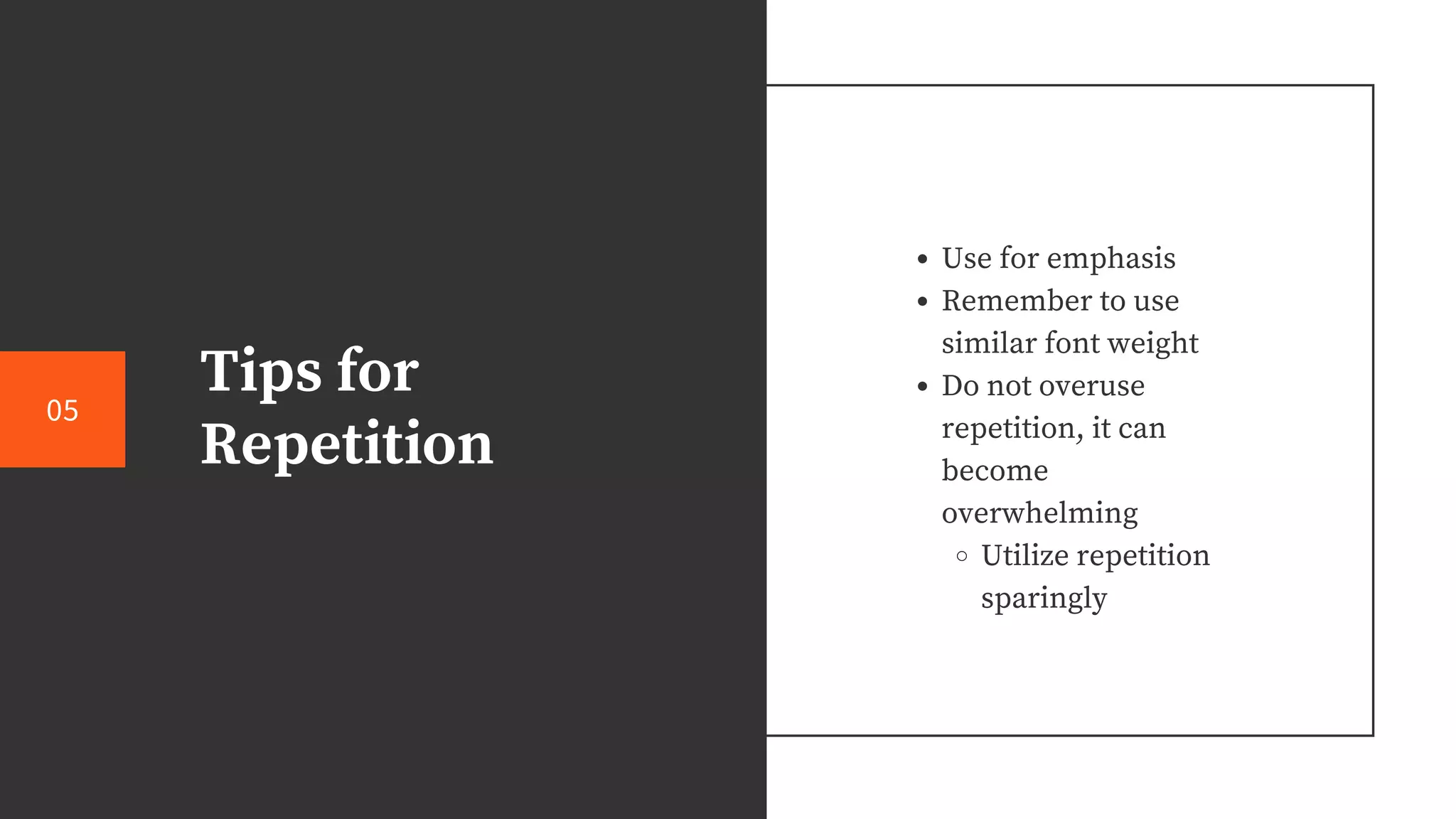 Repetition | PPT