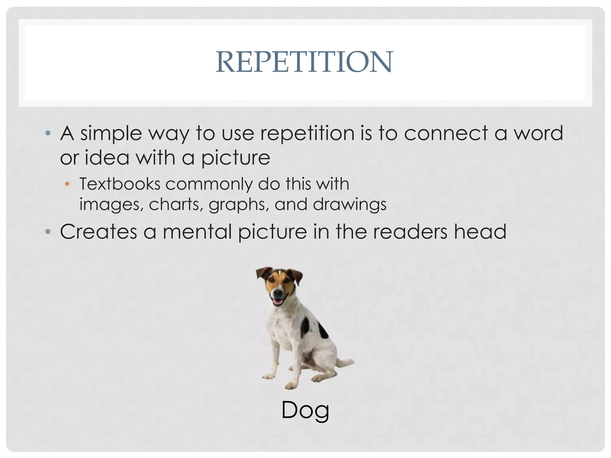 Repetition and Unity | PPTX