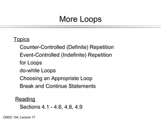 Repetition loop | PPT | Free Download