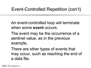 Repetition loop | PPT