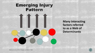 Bittencourt et al. 2016, Philippe and Mansi. 1998
Many interacting
factors referred
to as a Web of
Determinants
 