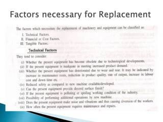 Replacement Analysis in Entrepreneurship | PPTX