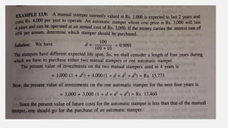 Replacement Model - Types and Problem