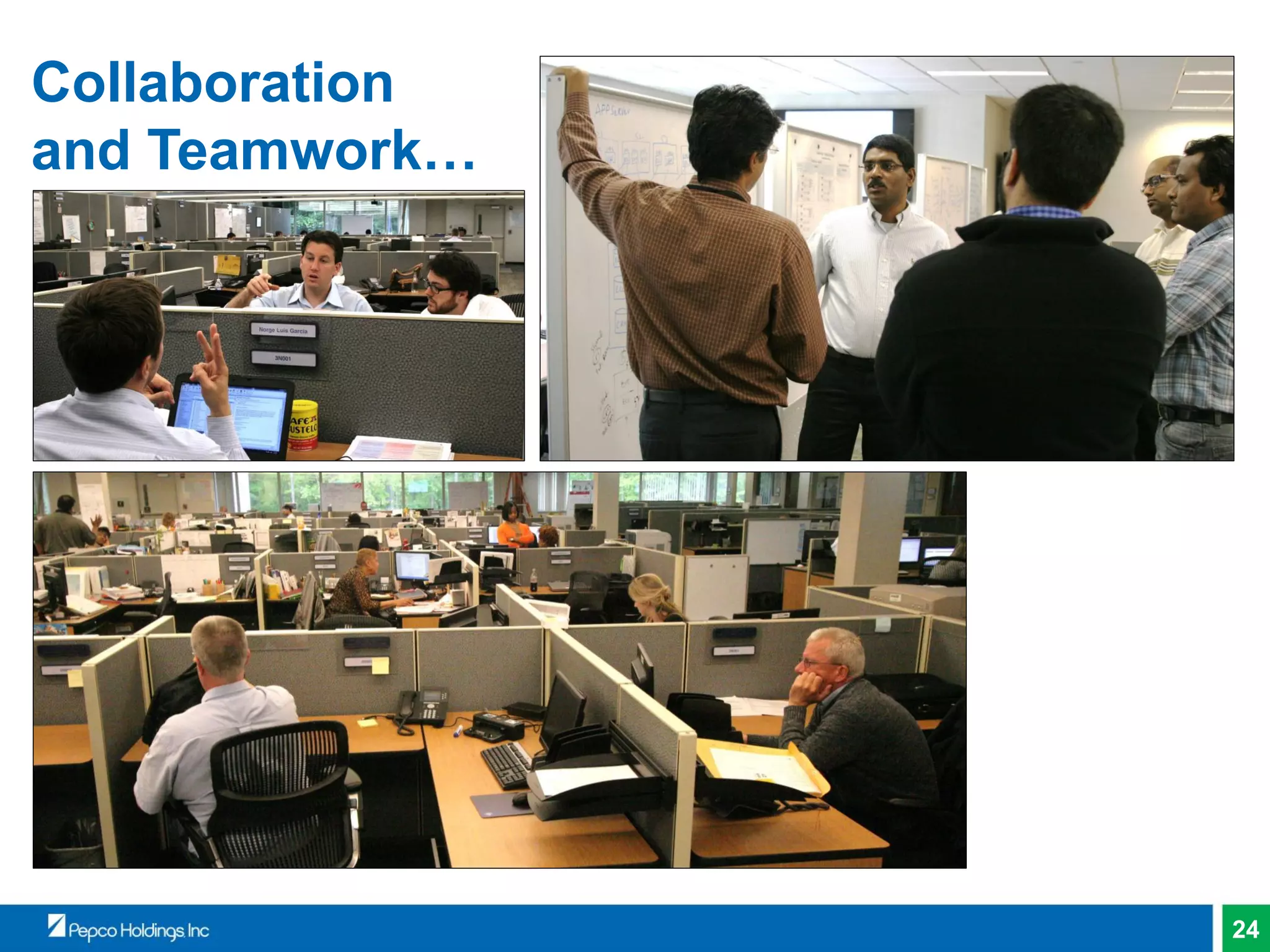 24
Collaboration
and Teamwork…
 