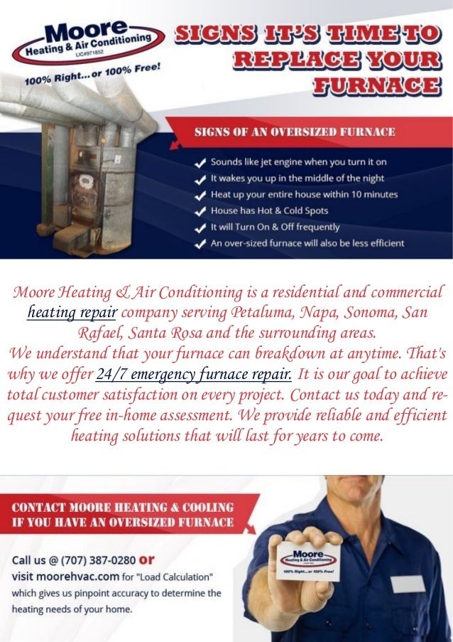 Replace Your Oversized Furnace With Moore HVAC