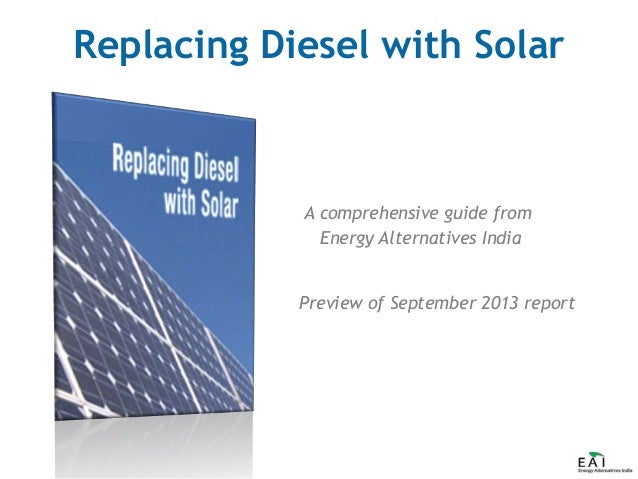 Replacing Diesel With Solar Slideshow Final
