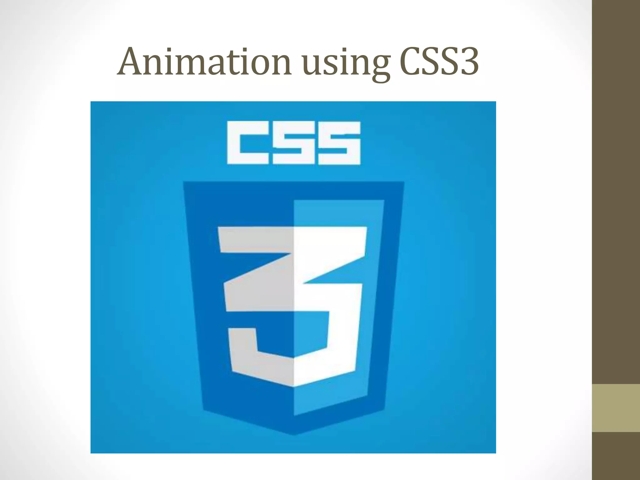 Replacing flash with HTML5 and CSS3 | PPT