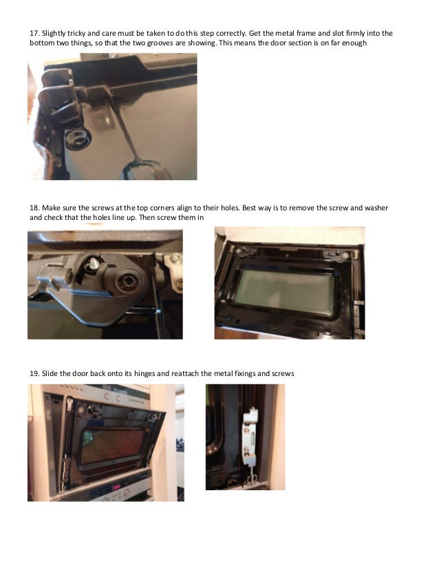 Replacing Inner Glass Door Siemens Microwave Oven Hb86k570b