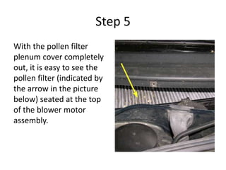 How to Replace a Dust Pollen Filter VW Golf/GTI, MKIV Jetta
