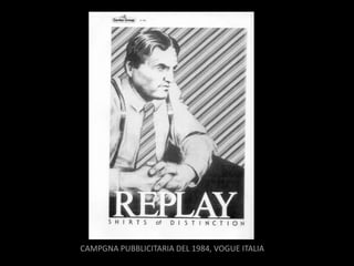 CAMPGNA PUBBLICITARIA DEL 1984, VOGUE ITALIA
 