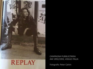 CAMPAGNA PUBBLICITARIA
AW 1992/1993, VOGUE ITALIA

Fotografo: Peter Calvin
 