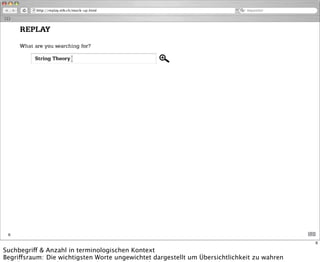 Replay Documentation