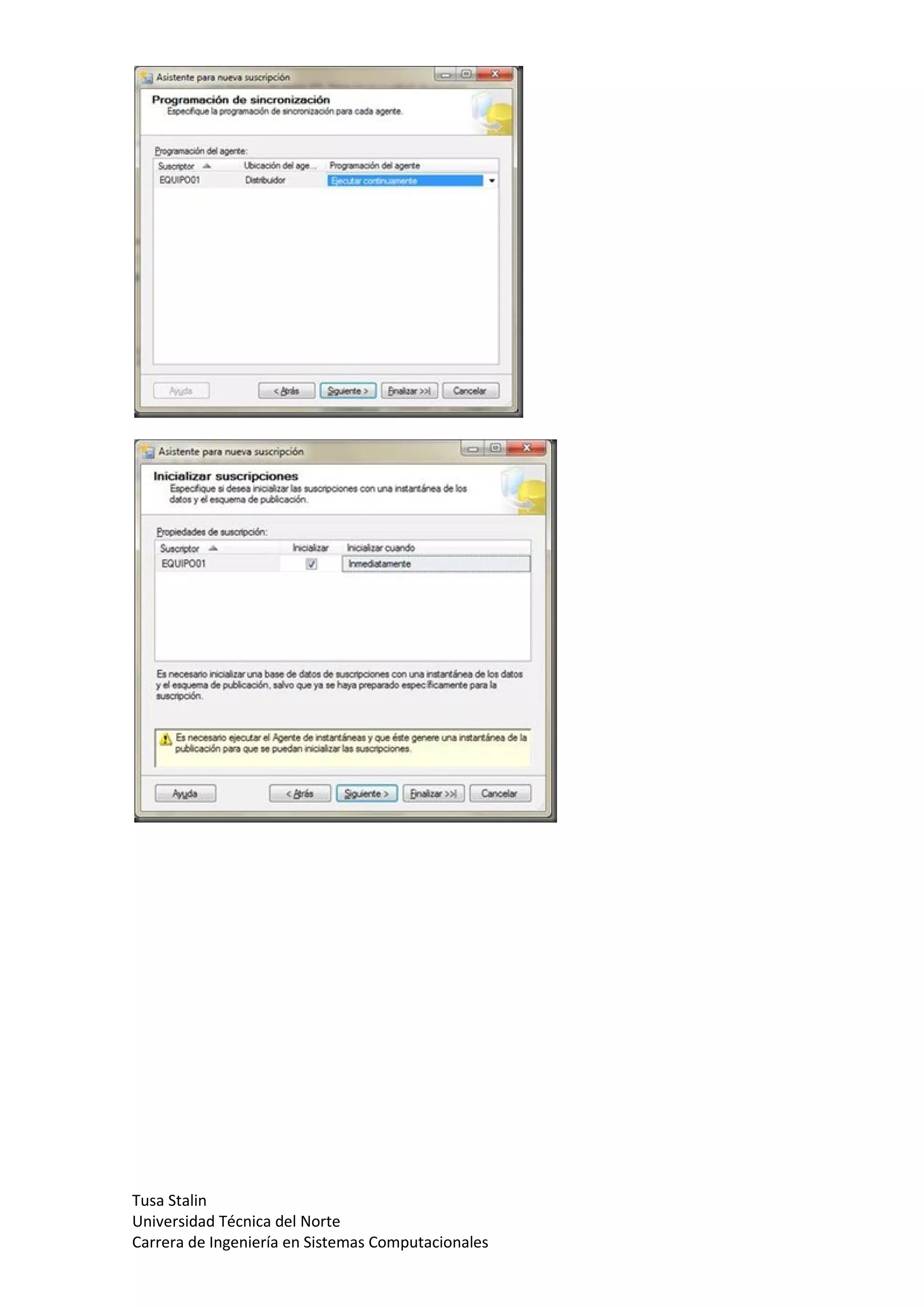 Tusa Stalin
Universidad Técnica del Norte
Carrera de Ingeniería en Sistemas Computacionales
 