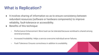Replication in Distributed Systems | PPTX