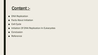 replication and cell cycle | PDF