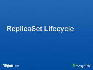 Replication and Replica Sets | PPTX
