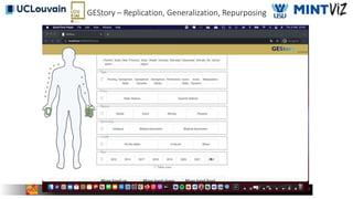 GEStory – Replication, Generalization, Repurposing
 