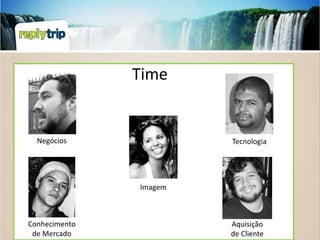 Time


  Negócios              Tecnologia




               Imagem



Conhecimento            Aquisição
 de Mercado             de Cliente
 