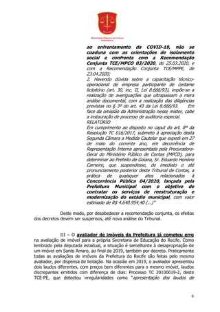 Representação do MPCO