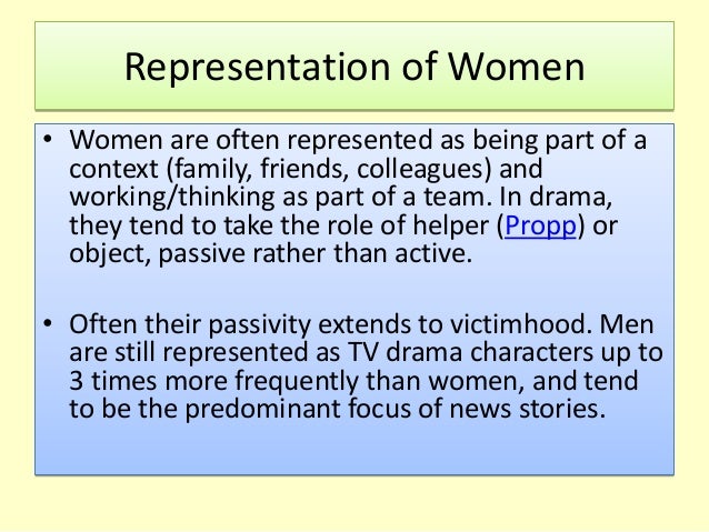 Representations: Gender